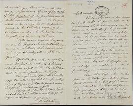 [Carta de Bartolomé Mitre dirigida a Juan María Gutiérrez]
