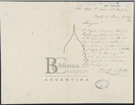 [Carta de Aniceto el Gallo (Hilario Ascasubi) dirigida a Juan María Gutiérrez]