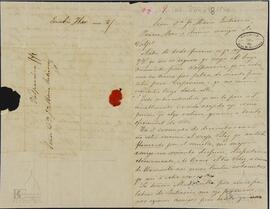 [Carta de D.F. Sarmiento dirigida a Juan María Gutiérrez]