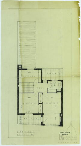 Casa Mercere. "Planta alta" [Plano]