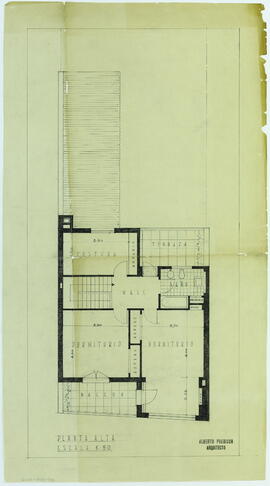 "Planta alta" [Casa Mercere. Plano]