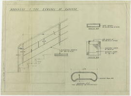 "Arranque y tipo general de baranda" [Plano]