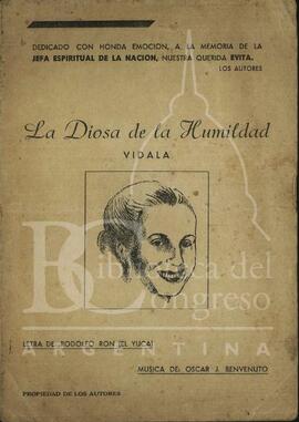 "La diosa de la humildad". Vidala de Rodolfo "El Yuca" Ron [Folleto]