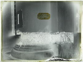 "1ª interior de la cúpula labra de granito" [Negativo]