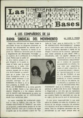 "Boletín mensual Las Bases (N°1)"