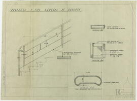 "Arranque y tipo general de baranda" [Plano]