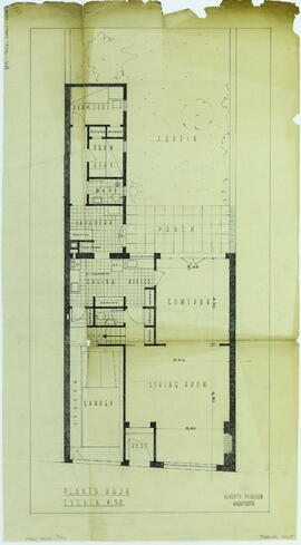 "Planta baja" [Casa Mercere. Plano]