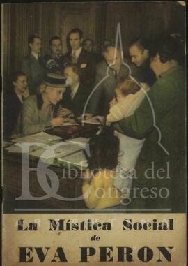 "La mística social de Eva Perón" [Folleto]