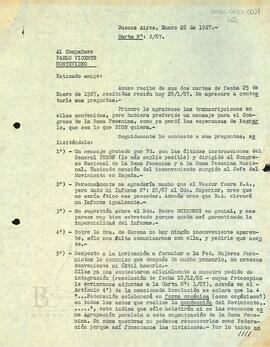 [Carta de Mabel Di Leo dirigida a Pablo Vicente]
