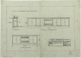 "Detalle de mueble bajo ventana. Plano N° 6"