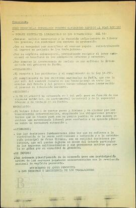 "Como peronistas expresamos nuestro categórico repudio al Plan Rodrigo" [Comunicado]