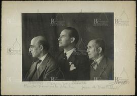 [Foto Benito Quinquela Martin, Oscar Ivanissevich y Juan de Dios Filiberto]