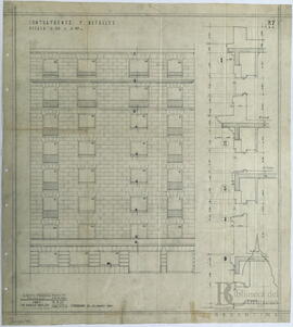 "Contrafrente y detalles. Plano N° 27"