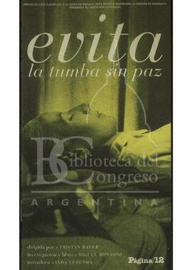 "Evita, la tumba sin paz" del periódico Página 12 [Folleto]