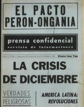 "Diario Prensa confidencial; Servicio de informaciones" (Año II, Nº 108)
