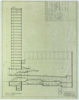 "Corte longitudinal. Plano N° 10"
