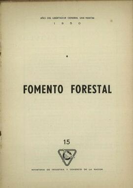 "Fomento forestal, 15" de José Constantino Barro [Mensaje]